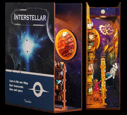 Kit de Escena Interestelar 3D para Estantería